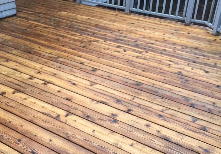 Dependable Deck Cleaning For Your Michigan Property Your deck is a considerable investment. It's also a smart and comfortable way to extend your living space. You enjoy the outdoors, family time, gatherings, parties, and cook-outs on your deck. It's important to keep it safe, hygienic, and visually appealing for optimum enjoyment. Because your deck is exposed to outdoor elements year-round, debris, dirt, and algae can build up quickly. This accumulation mars the beauty of your outdoor recreational space. It also presents safety hazards - slips, trips, and falls. That's why regular deck washing is an essential part of your deck maintenance regimen. Why Hire Professional Cleaners? Your deck is outdoors, and you own a garden hose. Why do you need to hire a cleaning company? Well, a hose isn’t going to cut it on mold, mildew, algae, and built-up dirt and sludge. You need pressurized water to blast away that grime. But before you rush out and rent a pressure washer, be sure you understand all the variations of this sensitive, yet powerful equipment. You must select the right pressure/pump psi, use the proper pressure nozzles, and apply a constant, steady hand while cleaning. Wood, concrete, and painted surfaces are all washed differently. The wrong choices and applications can cause damage. You can mar the finish, erode paint, disfigure the wood, mark up and etch the surfaces, and do other damage. Applying the wrong cleaning chemicals and detergents carry potential dangers, as well. In addition to the damage they might do to your deck, they can harm your pets and vegetation. At the very least, they simply won’t do the job. Avoid all these problems and secure a clean deck with the skilled exterior ProWash cleaners at Roof Renew of Michigan! Thorough Deck Cleaning Services Our team is prepared to clean with the equipment, cleaning solutions, and skill you desire. Our cleaners are prompt, courteous, professional, and thorough. We respect your property, privacy, and time. We do the job quickly, with minimum disruption to your day. But we never cut corners or shirk our responsibilities. As a matter of fact, we carefully remove vegetation and debris (sticks, leaves, needles, etc.) from your deck before treating the surface. We also clean up any debris after we complete the job. View some before and after deck cleaning photos for a visual representation of the difference our deck cleaning services can make. Then call us at 231-548-2008 to discuss your project. You can rely on Roof Renew of Michigan for thorough cleaning with beautiful results!